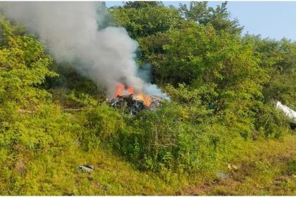 Helicopter crashes in Pune