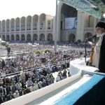 Iran's supreme leader Khamenei gave an open threat