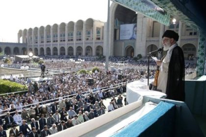 Iran's supreme leader Khamenei gave an open threat