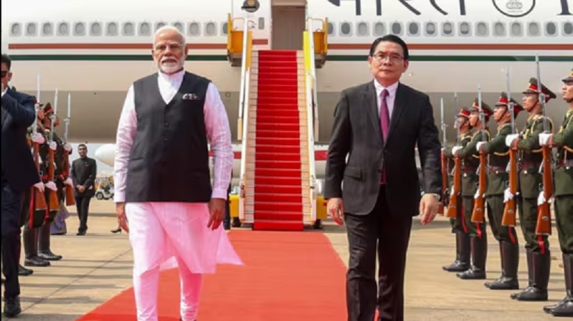 PM Modi reached Laos on a two-day visit