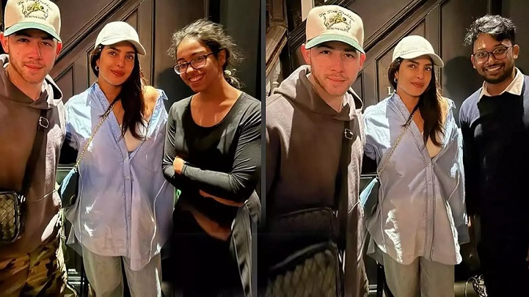 Priyanka Chopra and Nick Jonas photo with fans surfaced