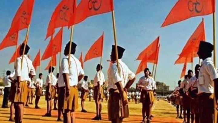 Tension during RSS procession in Maharashtra