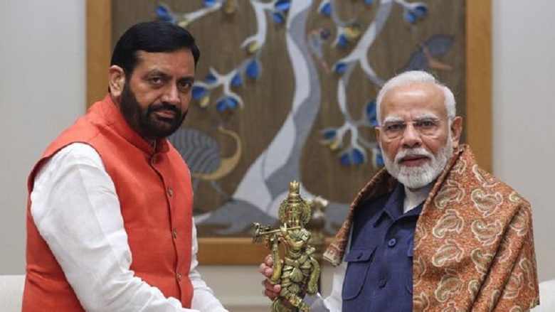 The swearing-in ceremony of the new government in Haryana