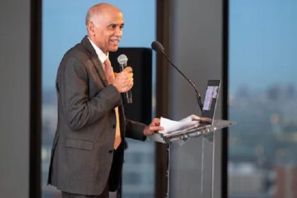 Ambassador of India to the United Nations Parvathaneni Harish in columbia university