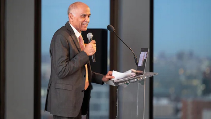 Ambassador of India to the United Nations Parvathaneni Harish in columbia university