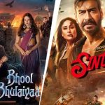 Bhool Bhulaiyaa 3 gave a tough competition to 'Singham' in the Monday test