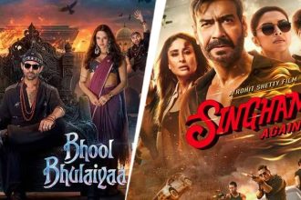 Bhool Bhulaiyaa 3 gave a tough competition to 'Singham' in the Monday test