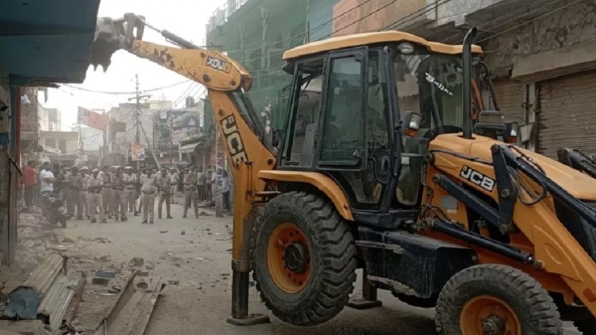 Bulldozer Action in Haryana