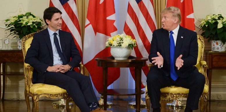 Canadian PM Trudeau left for Donald Trump's house