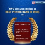 HDFC Bank adjudged 'Best Private Bank in India'