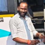 Indore bus driver spit on the road