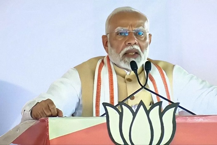 PM Modi lashes out at MVA in Maharashtra