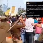 Politics heated up over the lathicharge on students in Prayagraj