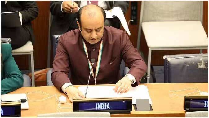 Sudhanshu Trivedi roared at the UN