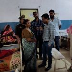 Women Commission member did a surprise inspection of CHC Sonbhadra