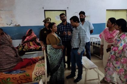 Women Commission member did a surprise inspection of CHC Sonbhadra