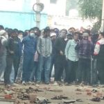 the angry mob pelted stones and fired on the police in Sambhal