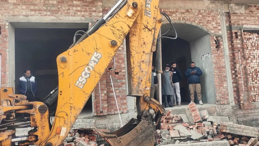 Bulldozer action at Sambhal MP's residence