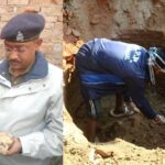 Idols of gods found in the well of the temple in Sambhal