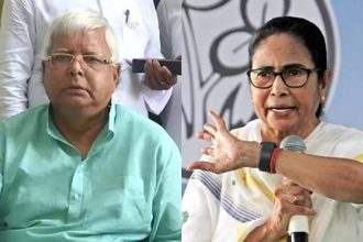 Lalu supports Mamata for I.N.D.I.A leader