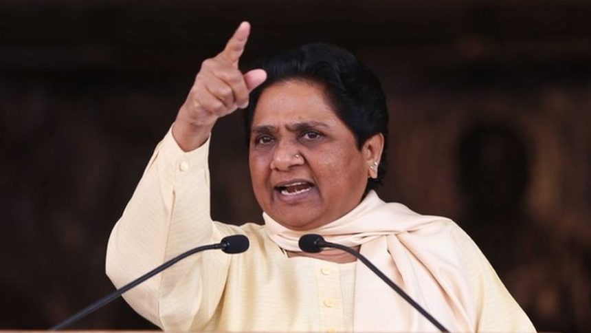 Mayawati angry