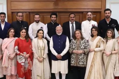 On the 100th birth anniversary of Raj Kapoor the entire family met PM Modi