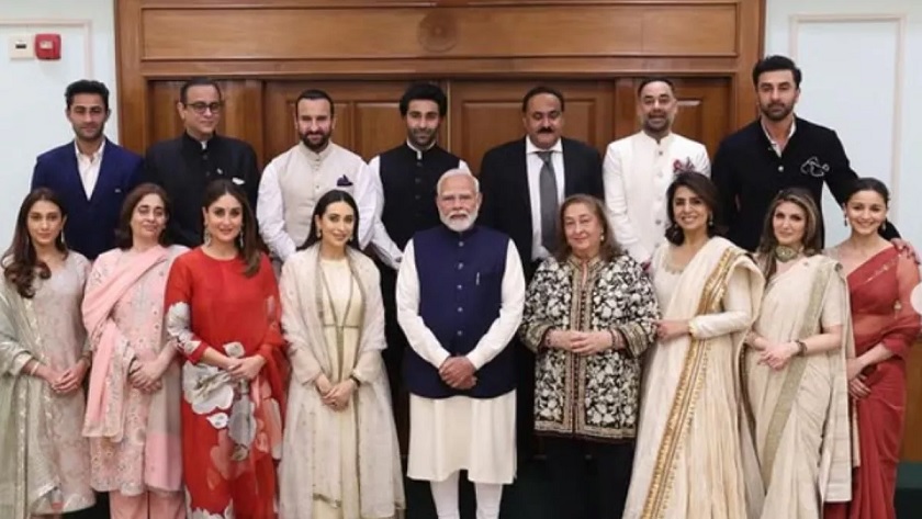 On the 100th birth anniversary of Raj Kapoor the entire family met PM Modi