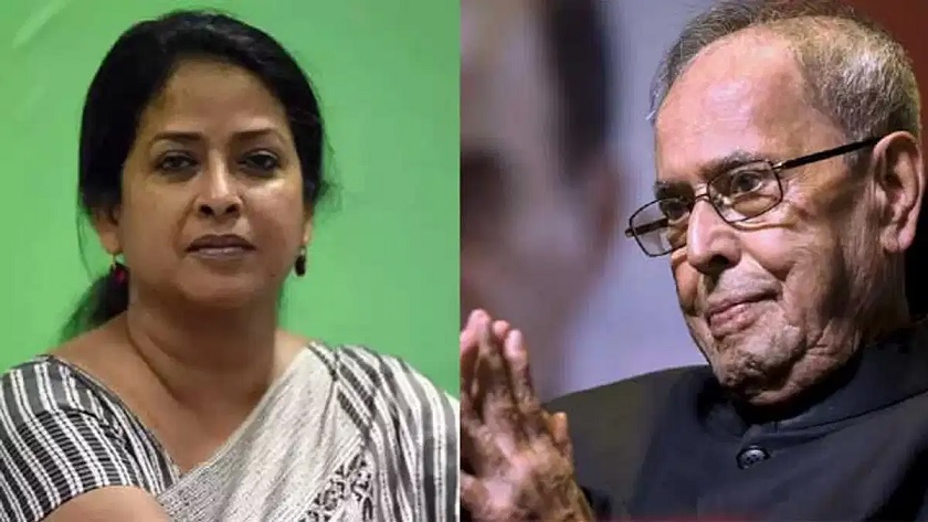 Pranab Mukherjee's daughter expressed her grief