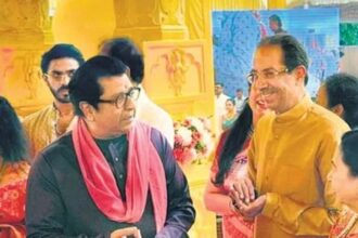 Thackeray brothers were seen laughing