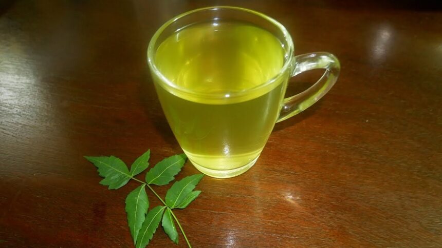 Drink neem ginger tea