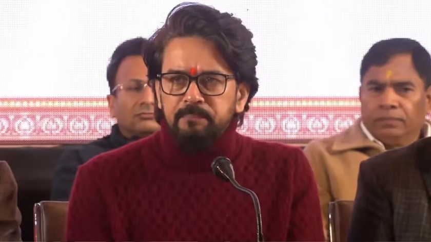 Former Union Minister and senior BJP leader Anurag Thakur