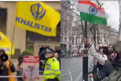 Indians gave a befitting reply to the Khalistanis in London