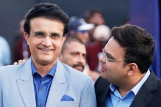 Jay Shah and Sourav Ganguly