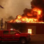 Massive fire in Los Angeles forests