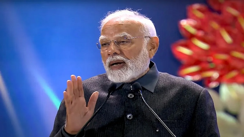 PM Modi at the Global Expo