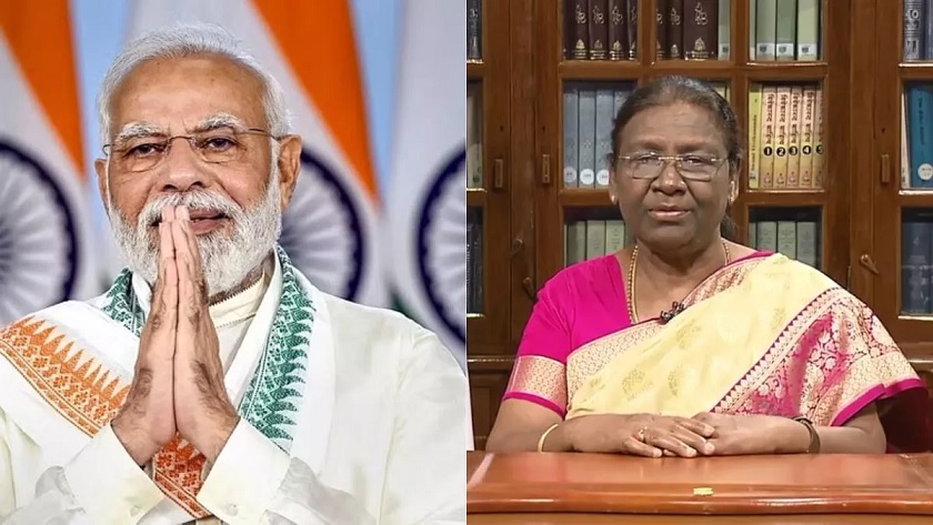 President Murmu and PM Modi congratulated the countrymen on the new year