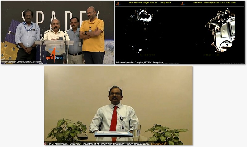 SpaDeX docking successful