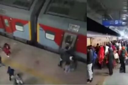 Train going from Jhansi to Prayagraj attacked