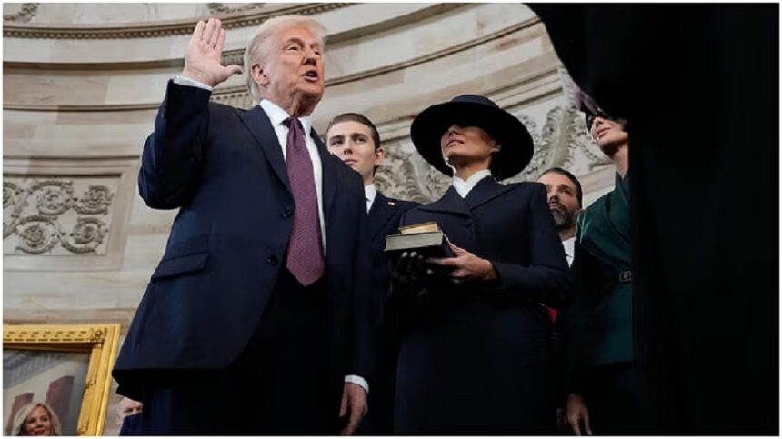 major decisions of Trump after taking oath