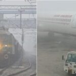 trains and flights also delayed