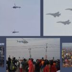 Air Force greeted the devotees in Maha Kumbh