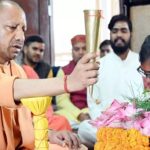 CM Yogi performed Rudrabhishek on Mahashivratri