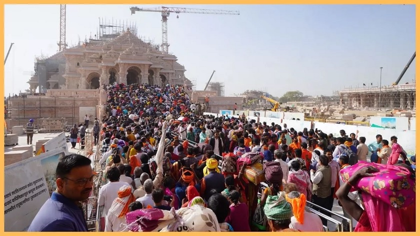 Fair of devotees in Ayodhya