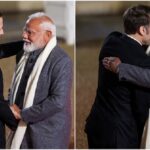 French President Macron welcomed PM Modi