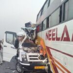 Horrific road accident on Purvanchal Expressway