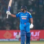 Rohit Sharma scored a century against England in Cuttack