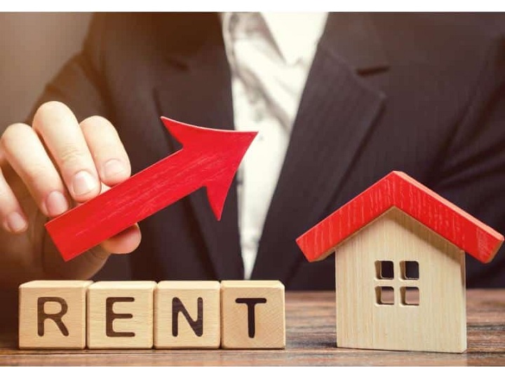 The highest increase in house rent is in Noida