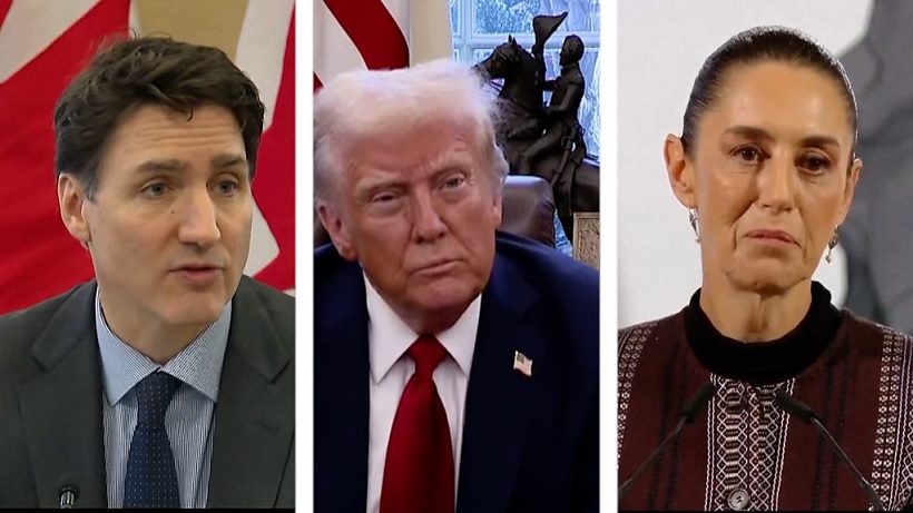 Trump impose heavy tariffs on Canada China and Mexico