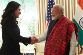 US Intelligence Director Tulsi Gabbard met PM Modi