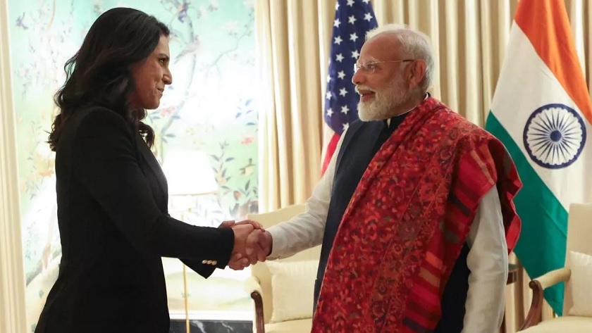 US Intelligence Director Tulsi Gabbard met PM Modi